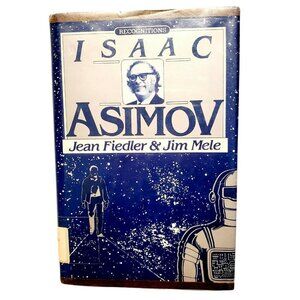 Isaac Asimov Recognitions by Fiedler & Mele 1982 biography Hardcover book